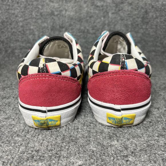 Vans Old Skool Shoes Womens 7 Multicolor 3D Checkerboard Skate - Picture 4 of 9